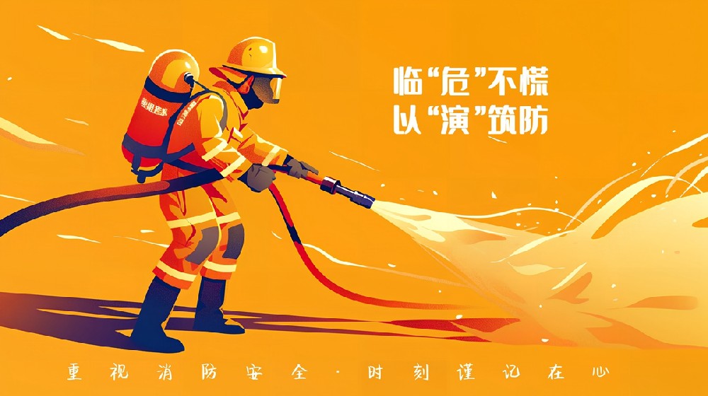臨“?！辈换牛浴把荨敝镭テ占瘓F(tuán)開(kāi)展應(yīng)急疏散和消防滅火演練活動(dòng)